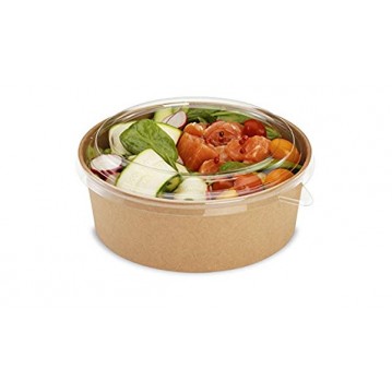 50 st Lock till salladsskålar transparent Ø150mm - Stapelbar