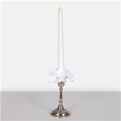 1 st. Ljusmanschett Gula Rosor & Vitt Brudslöja 12 cm – Unik romantik för stearinljus och bordsdekoration 1 st. Ljusmanschett Gula Rosor & Vitt Brudslöja 12 cm – Unik romantik för stearinljus och bordsdekoration