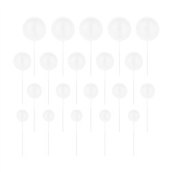 20 st. Kaketoppar Kulor Kungligt bl&aring; blandade storlekar &ndash; Exklusiv dekoration till festt&aring;rtan