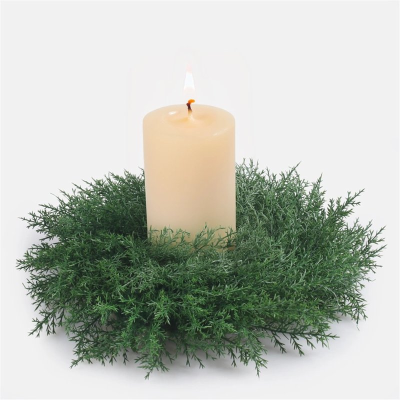 1 st. Ljusmanschett Gula Rosor & Vitt Brudsl&ouml;ja 12 cm &ndash; Unik romantik f&ouml;r stearinljus och bordsdekoration