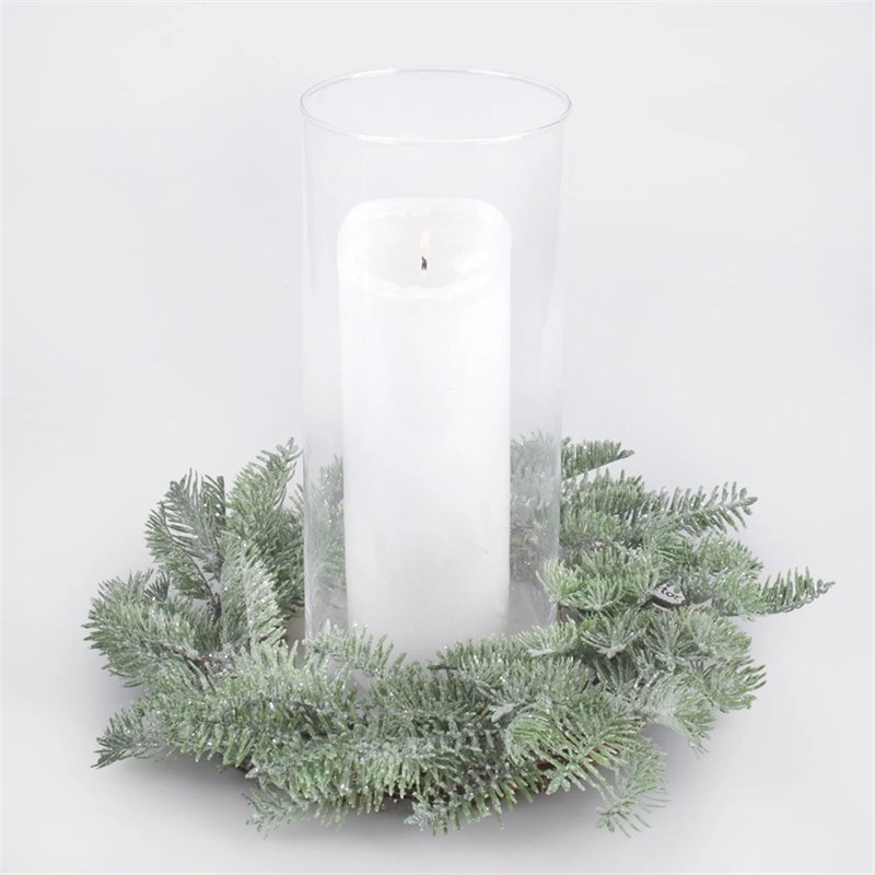 1 st. Ljusmanschett Gula Rosor & Vitt Brudsl&ouml;ja 12 cm &ndash; Unik romantik f&ouml;r stearinljus och bordsdekoration