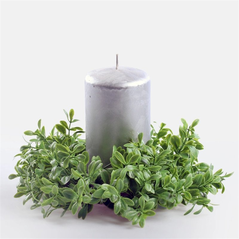 1 st. Ljusmanschett Gula Rosor & Vitt Brudsl&ouml;ja 12 cm &ndash; Unik romantik f&ouml;r stearinljus och bordsdekoration