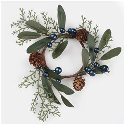 1 st. Ljusmanschett Gula Rosor & Vitt Brudslöja 12 cm – Unik romantik för stearinljus och bordsdekoration