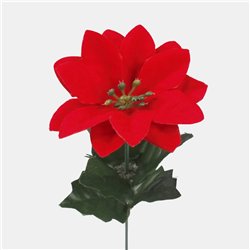 1 st. Bukett av Konstgjorda Peonior Fuchsia &ndash; 5 Huvuden, l&auml;ngd 42 cm