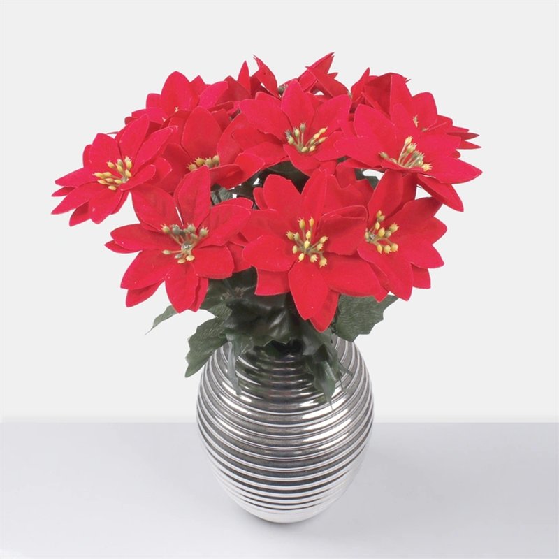 1 st. Bukett av Konstgjorda Peonior Fuchsia &ndash; 5 Huvuden, l&auml;ngd 42 cm