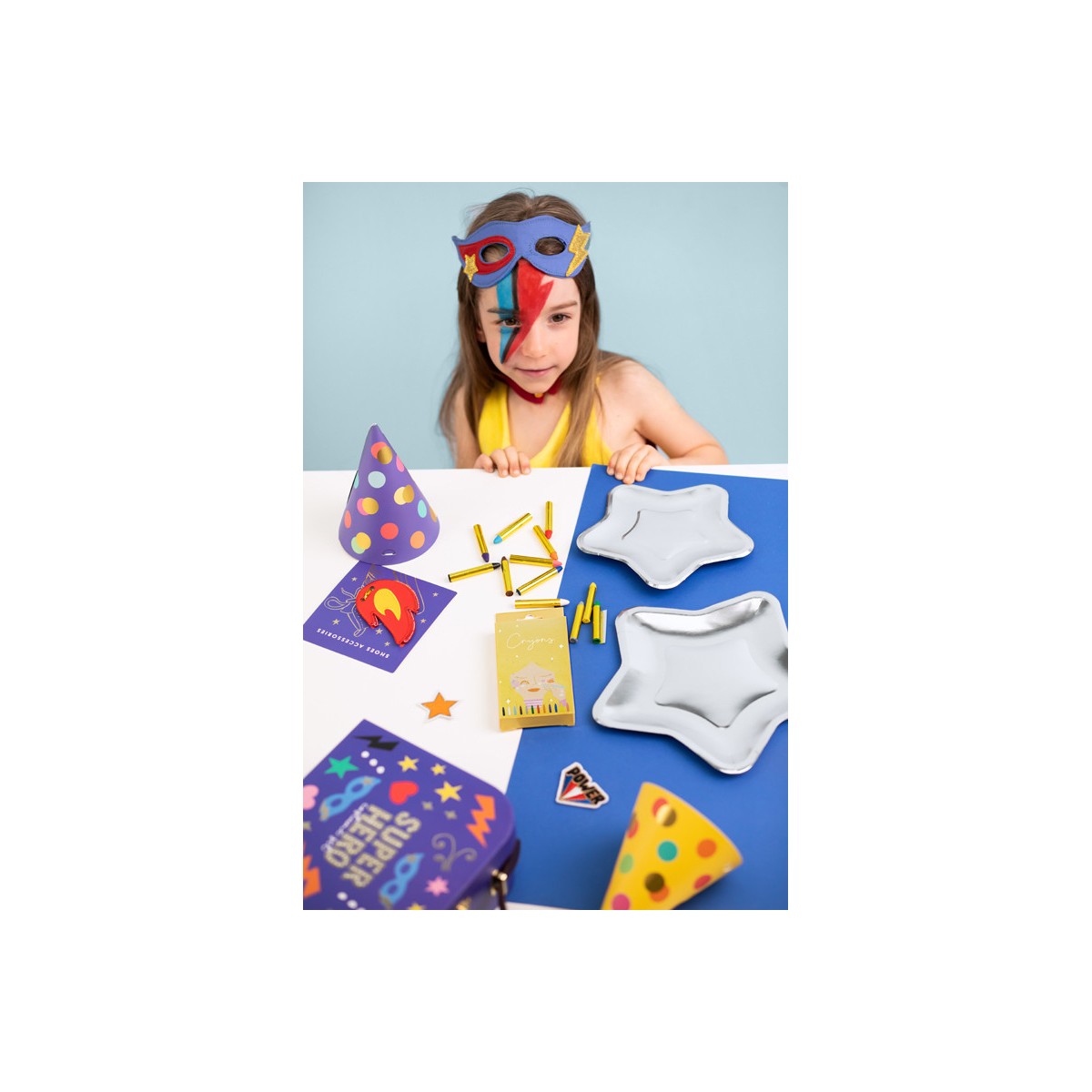 Face paint crayons (1 pkt / 12 pc.)
