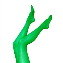 1 st H&aring;rextension Gr&ouml;n Sj&auml;lvlysande 55 cm med Clips &ndash; Skapa magisk neongl&ouml;d!