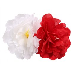 1 st Hawaiiblomma H&aring;rkl&auml;mma Bl&aring;/Gr&ouml;n 12 cm &ndash; Exotisk gl&auml;dje f&ouml;r sommarens fester