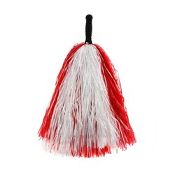 2 st R&ouml;da metallic Cheerleader Pomponer 38 cm &ndash; F&aring;nga rampljuset p&aring; varje fest!