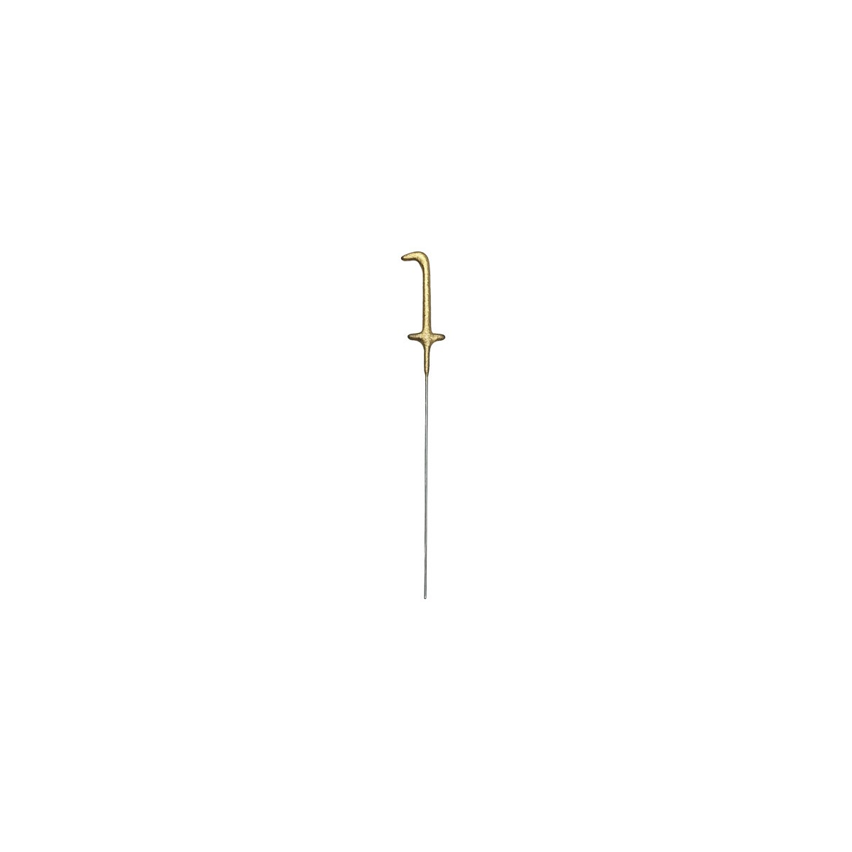 Sparkler Number 1, gold, 15 cm Sparkler Number 1, gold, 15 cm