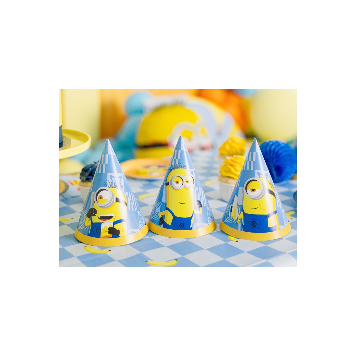 Hats Minions, 16 cm, mix (1 pkt / 6 pc.) Hats Minions, 16 cm, mix (1 pkt / 6 pc.)