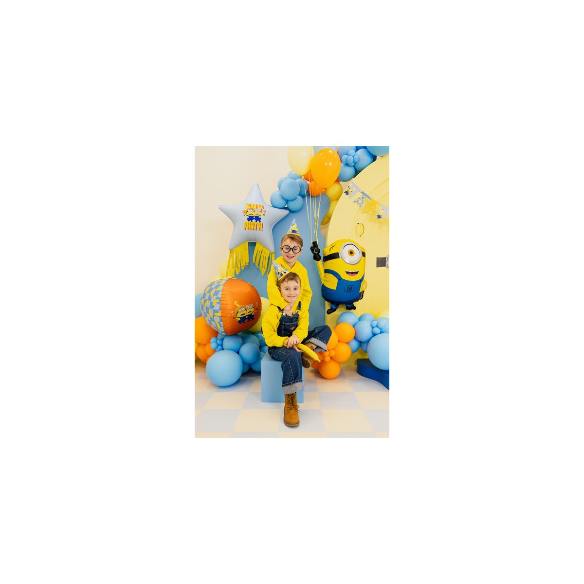 Foil balloon Minion Mel, 72x64 cm, mix Foil balloon Minion Mel, 72x64 cm, mix
