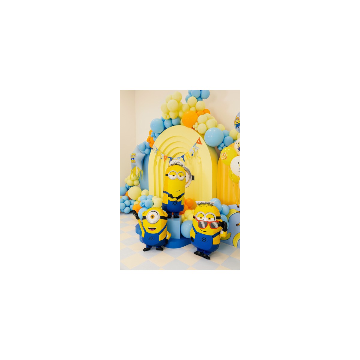 Foil balloon Minion Tim, 40x100 cm, mix