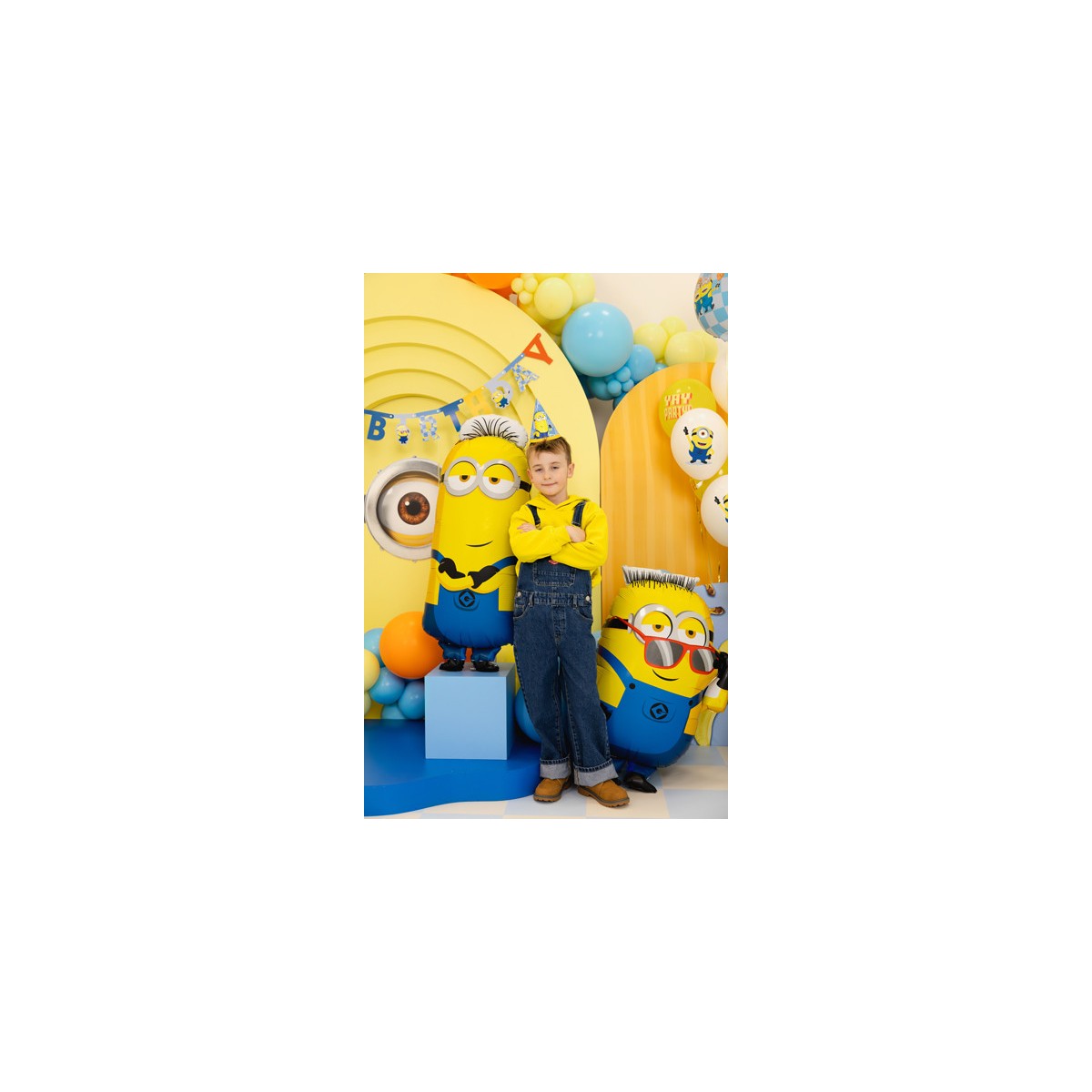 Foil balloon Minion Tim, 40x100 cm, mix