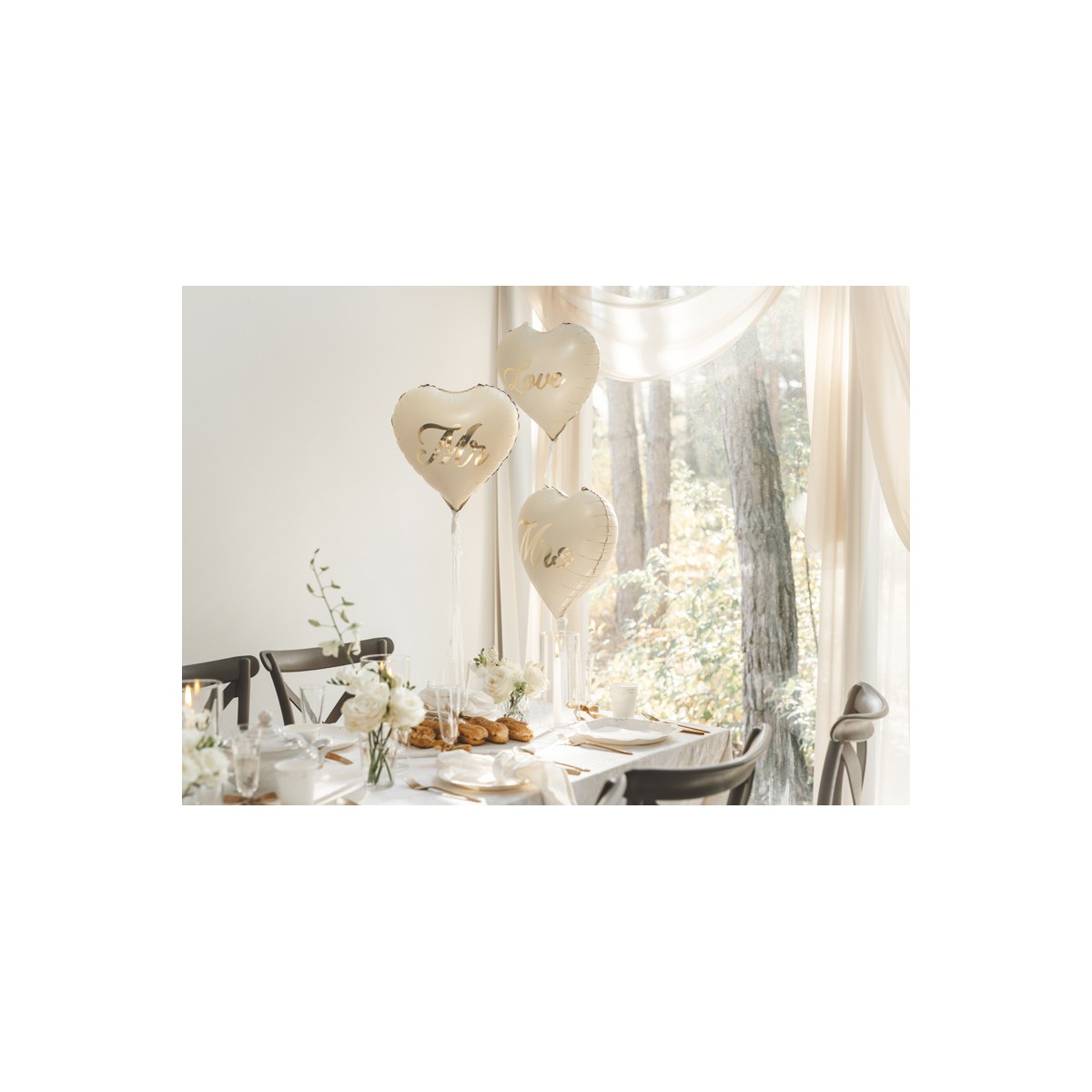 Foil balloon heart Love, 45 cm, mix Foil balloon heart Love, 45 cm, mix