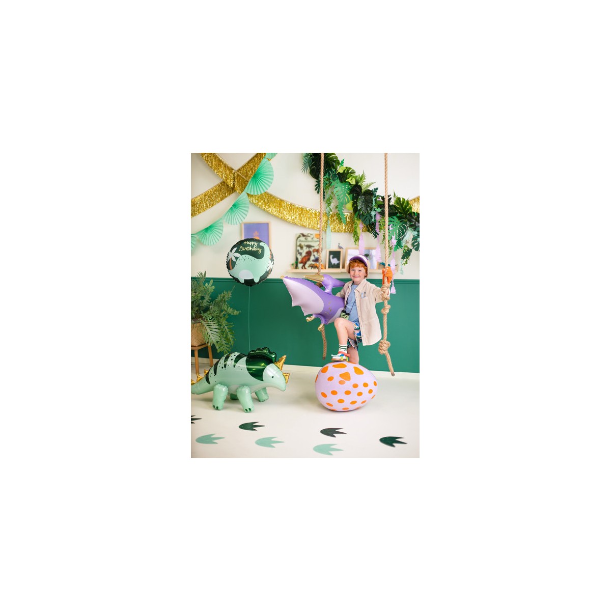 Foil Balloon Disc Brontosaurus, 35x35 cm, mix Foil Balloon Disc Brontosaurus, 35x35 cm, mix