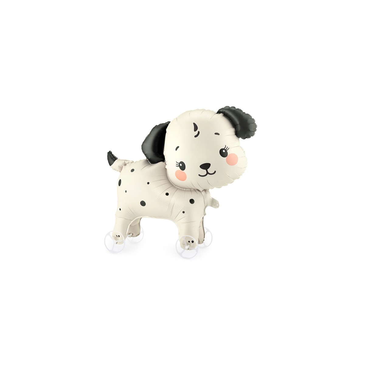 Foil balloon Dog on wheels, 70x59 cm, mix Foil balloon Dog on wheels, 70x59 cm, mix