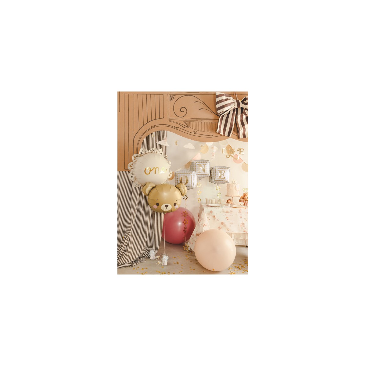 Foil balloon Bear, 56x40 cm, mix Foil balloon Bear, 56x40 cm, mix