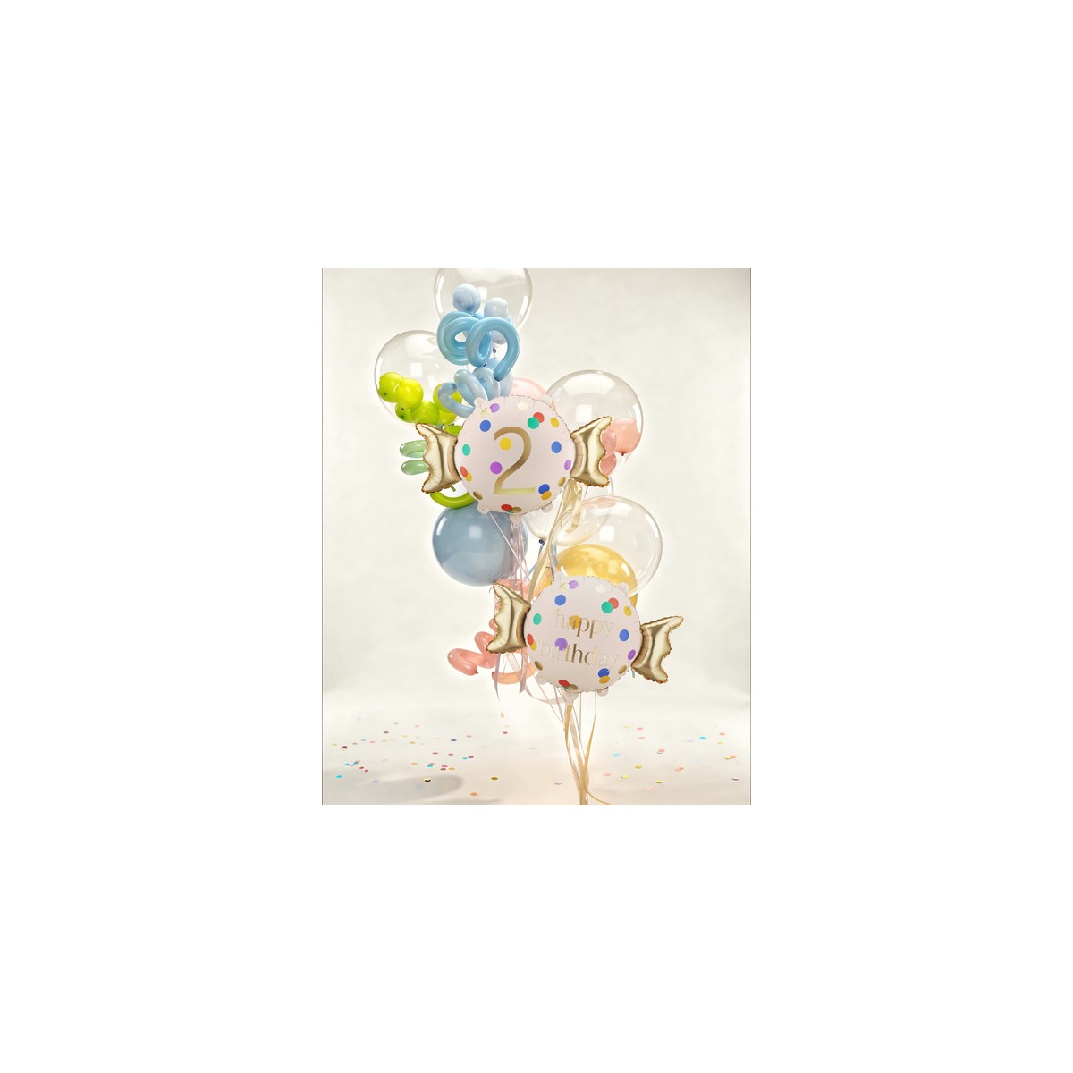 Foil balloon Candy ''2'', 61x37 cm, mix Foil balloon Candy ''2'', 61x37 cm, mix