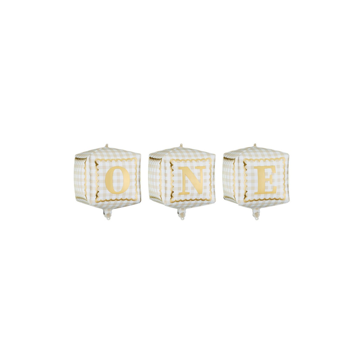 Foil balloons cubes ''One'', 34 x 36 cm, mix (1 pkt / 3 pc.) Foil balloons cubes ''One'', 34 x 36 cm, mix (1 pkt / 3 pc.)