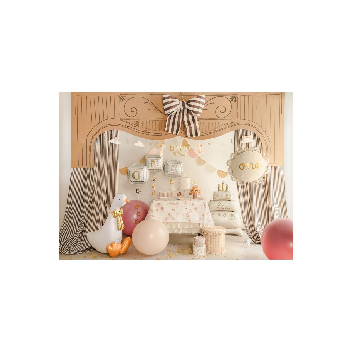 Foil balloons cubes ''One'', 34 x 36 cm, mix (1 pkt / 3 pc.) Foil balloons cubes ''One'', 34 x 36 cm, mix (1 pkt / 3 pc.)