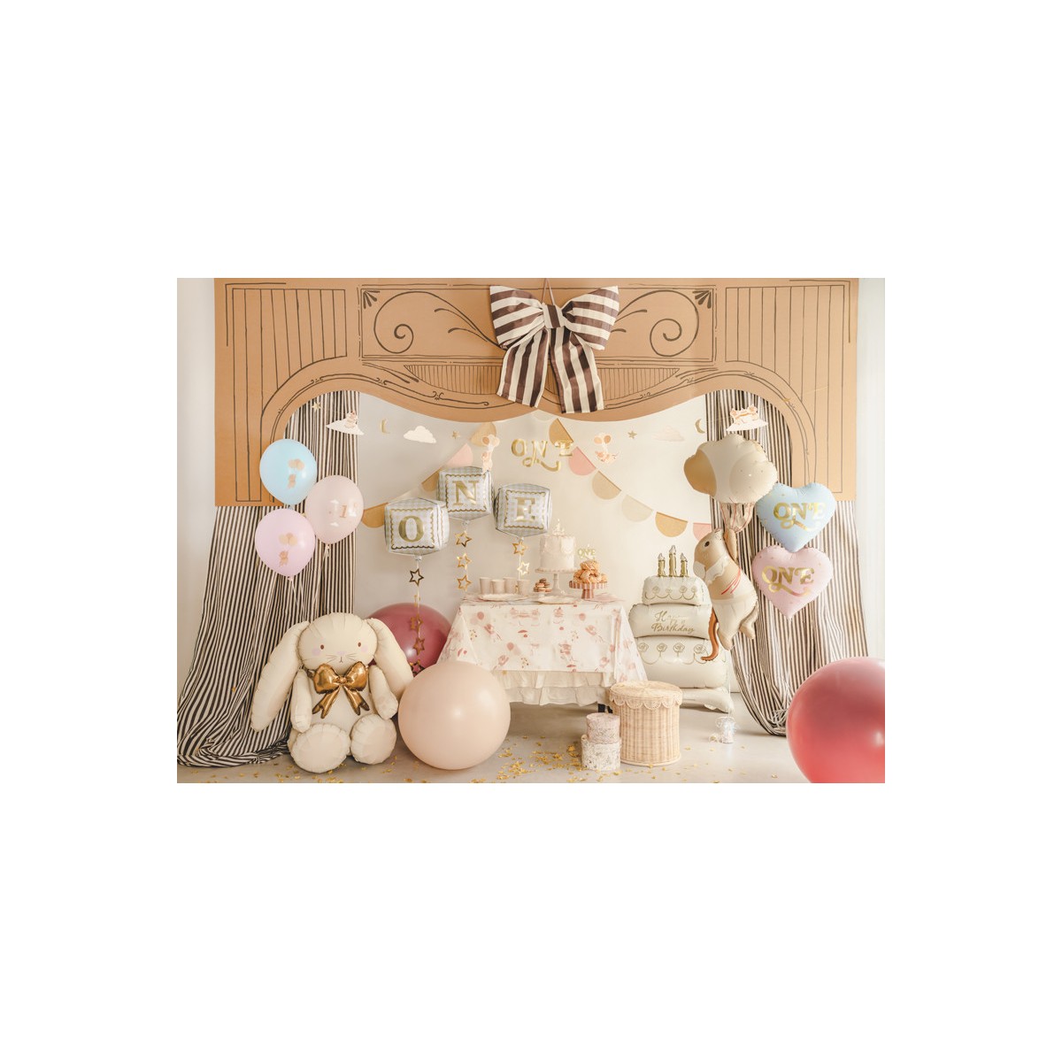 Foil balloons cubes ''One'', 34 x 36 cm, mix (1 pkt / 3 pc.) Foil balloons cubes ''One'', 34 x 36 cm, mix (1 pkt / 3 pc.)