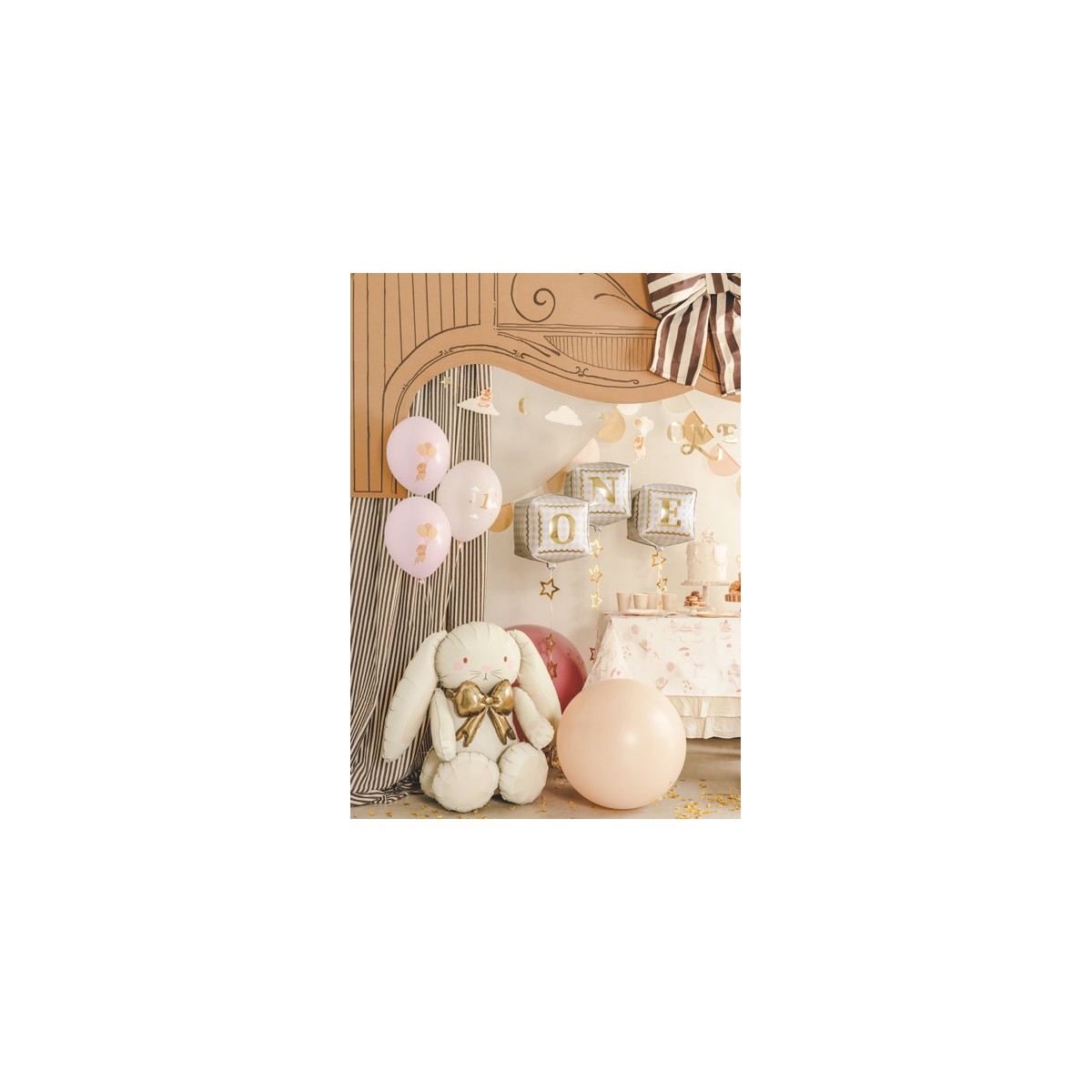 Foil balloons cubes ''One'', 34 x 36 cm, mix (1 pkt / 3 pc.) Foil balloons cubes ''One'', 34 x 36 cm, mix (1 pkt / 3 pc.)