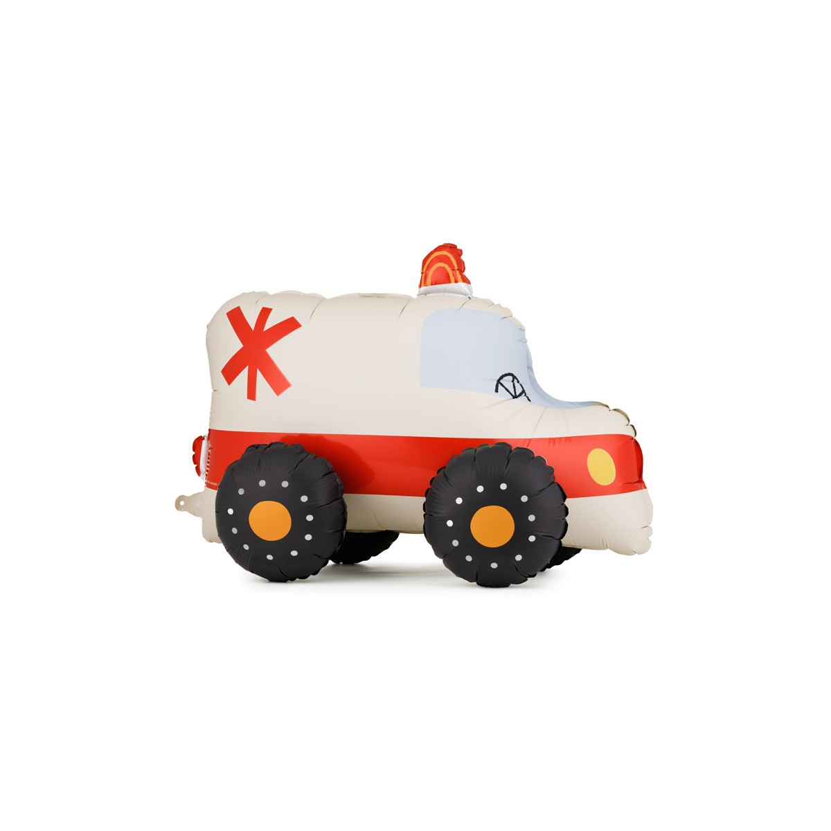 Standing foil balloon Ambulance, 68x48 cm, mix Standing foil balloon Ambulance, 68x48 cm, mix