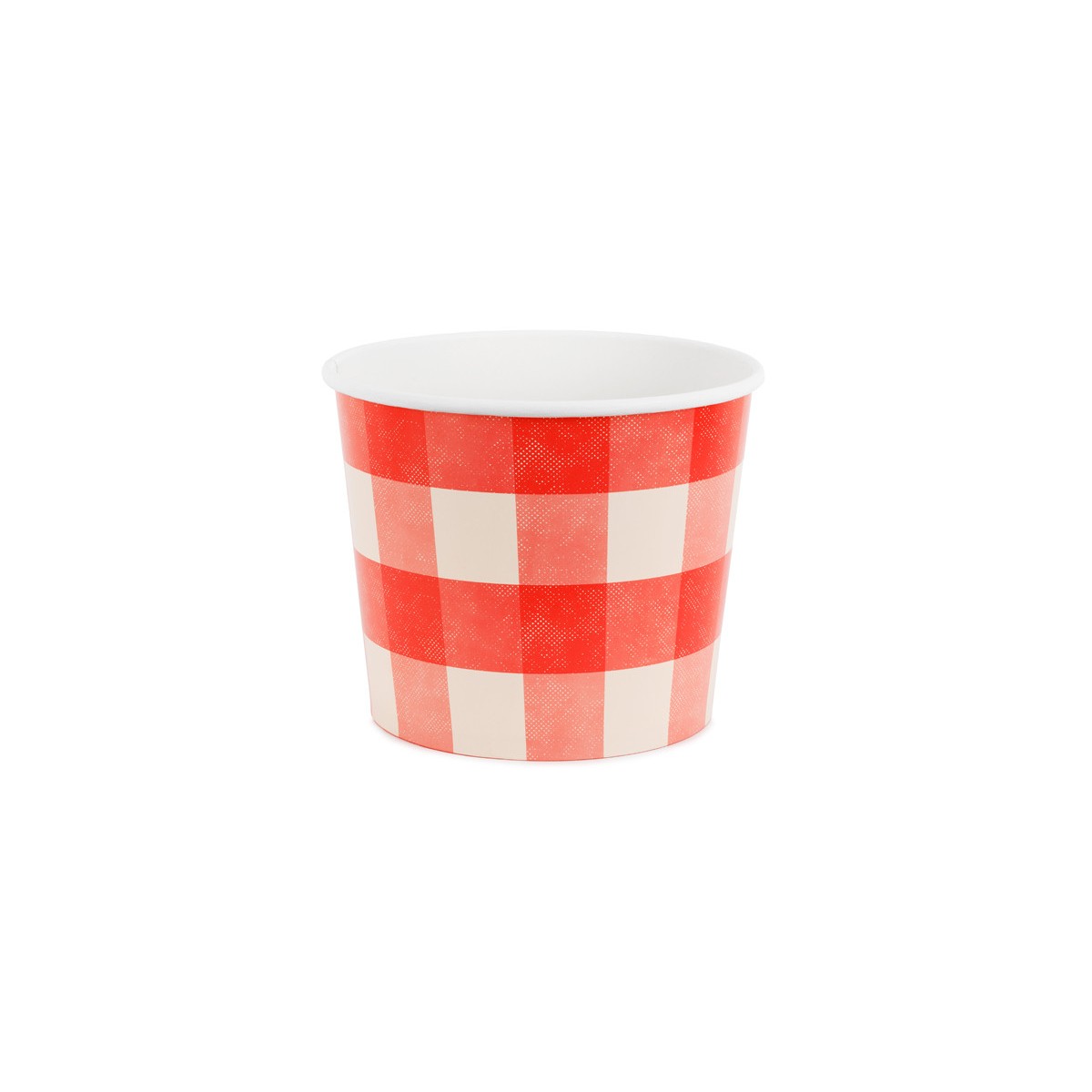 Snack buckets Check pattern, 14 cm, mix (1 pkt / 2 pc.) Snack buckets Check pattern, 14 cm, mix (1 pkt / 2 pc.)