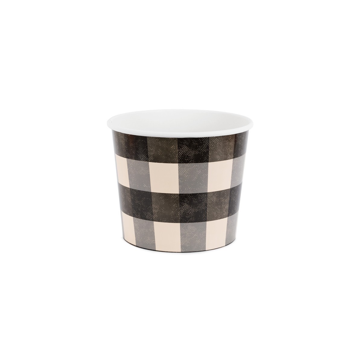 Snack buckets Check pattern, 14 cm, mix (1 pkt / 2 pc.) Snack buckets Check pattern, 14 cm, mix (1 pkt / 2 pc.)