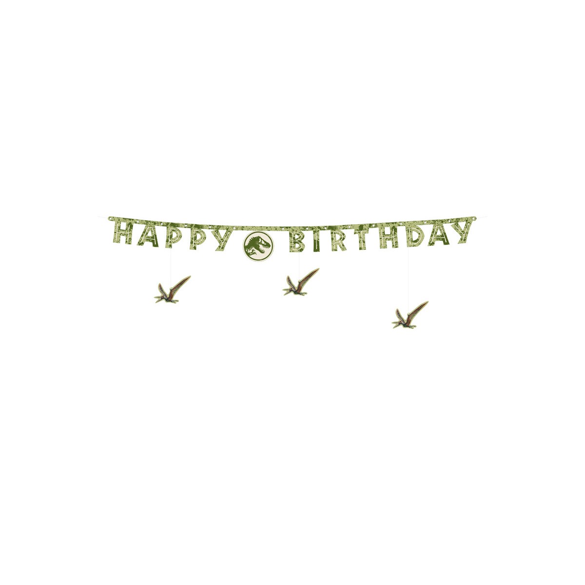 Banner Happy Birthday Jurassic World, 45x165 cm, mix Banner Happy Birthday Jurassic World, 45x165 cm, mix