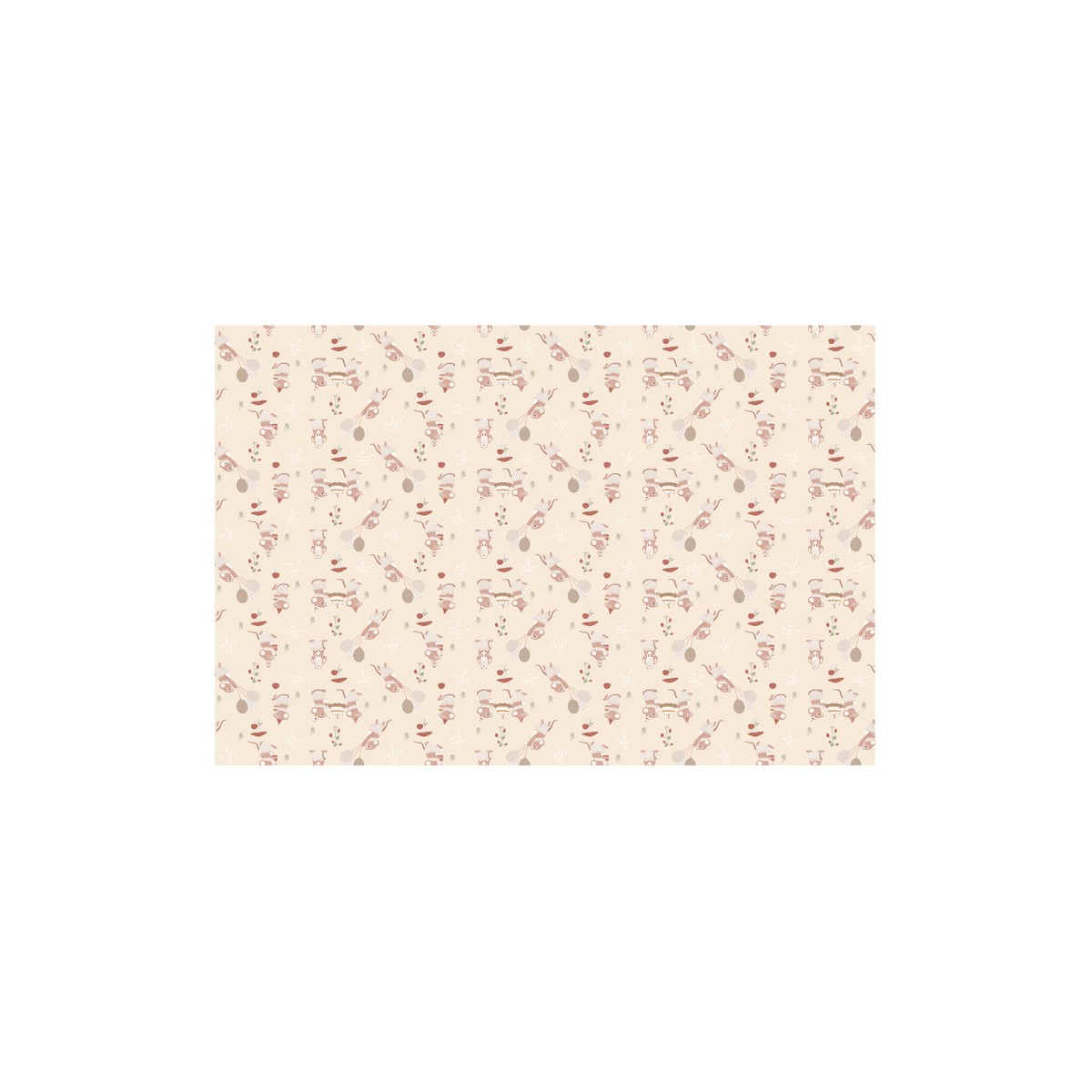 Paper tablecloth Mice, 180x120 cm, mix Paper tablecloth Mice, 180x120 cm, mix
