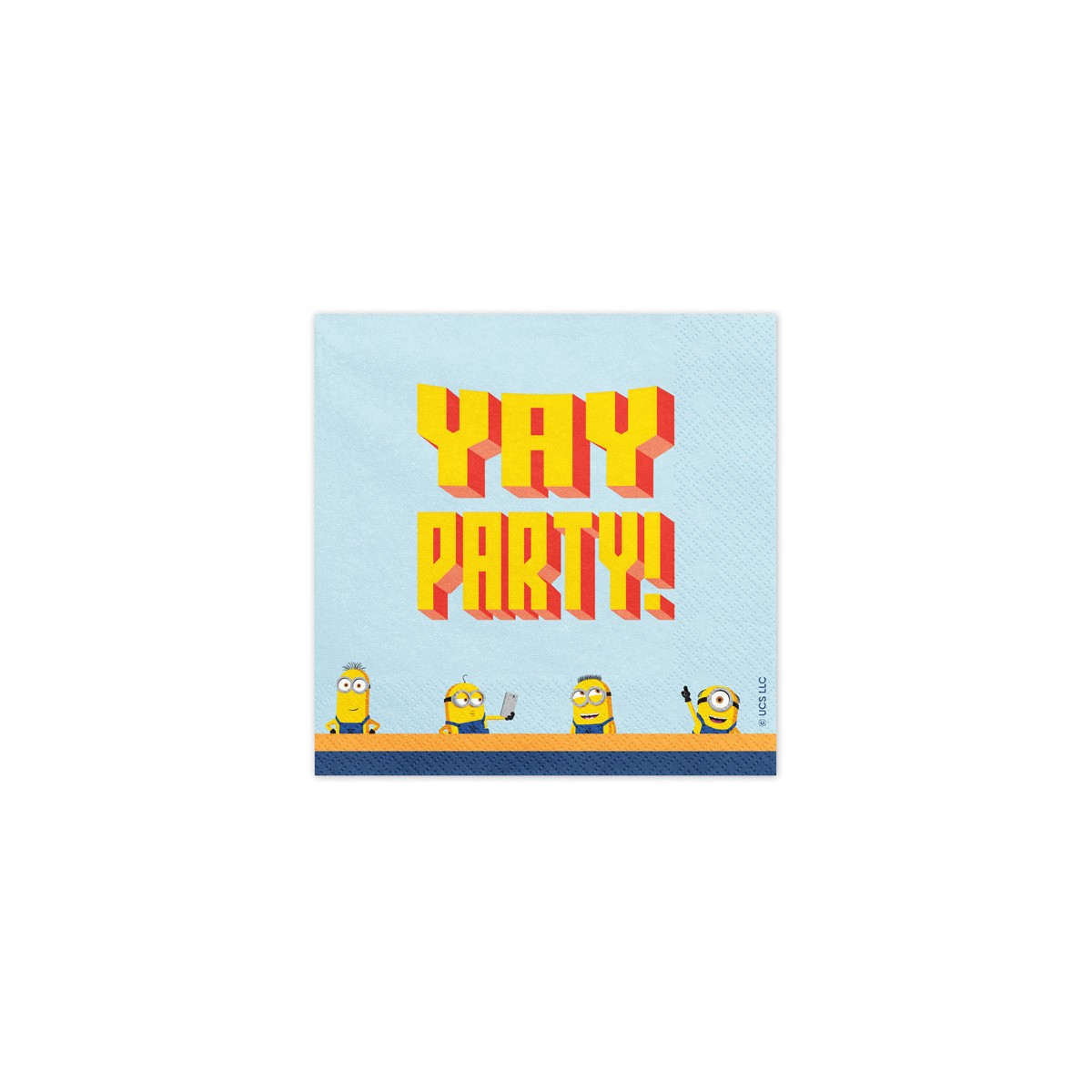 Napkins Minions, 33x33 cm, mix (1 pkt / 20 pc.) Napkins Minions, 33x33 cm, mix (1 pkt / 20 pc.)