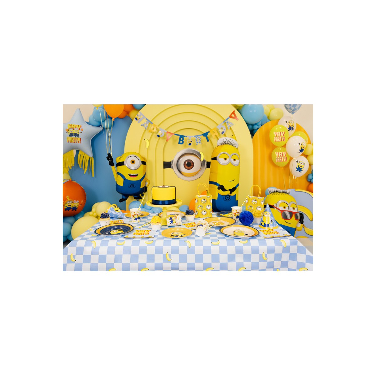GIft bags Minions, 12x15.5x6 cm, yellow (1 pkt / 6 pc.) GIft bags Minions, 12x15.5x6 cm, yellow (1 pkt / 6 pc.)