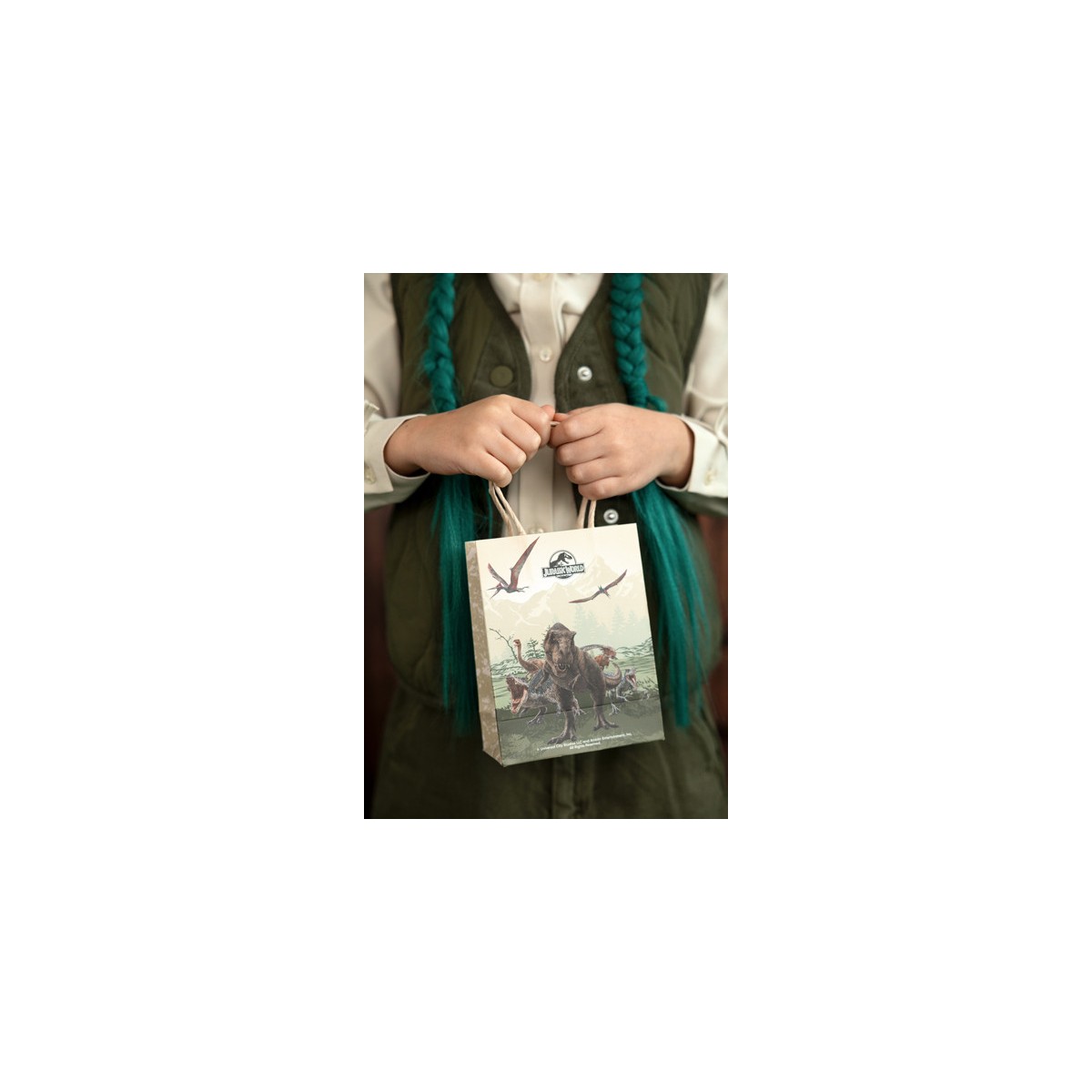 Paper gift bags Jurassic World, 12x15.5x6 cm, mix (1 pkt / 6 pc.) Paper gift bags Jurassic World, 12x15.5x6 cm, mix (1 pkt / 6 pc.)