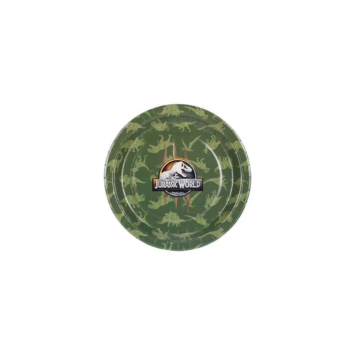 Paper plates Jurassic World, 23 cm, mix (1 pkt / 6 pc.) Paper plates Jurassic World, 23 cm, mix (1 pkt / 6 pc.)