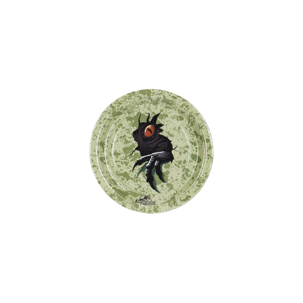 Paper plates Jurassic World, 18 cm, mix (1 pkt / 6 pc.) Paper plates Jurassic World, 18 cm, mix (1 pkt / 6 pc.)