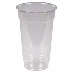 50 st Plastglas 500 ml mjuk plast - &Aring;teranv&auml;ndbara 9,5 cm diameter