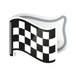 6 st Bilformade inbjudningskort flerfärgade med kuvert 18.8x8.4 – Starta partyt!