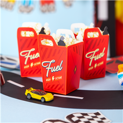 6 st Popcornboxar Festliga f&auml;rger 7x7x12 cm &ndash; G&ouml;r snackbordet oemotst&aring;ndligt!