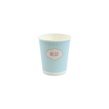100 st Pappmuggar Pastell-kollektionen - 250 ml 100 st Pappmuggar Pastell-kollektionen - 250 ml
