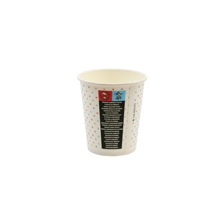 100 st Pappmuggar Pastell-kollektionen - 250 ml 100 st Pappmuggar Pastell-kollektionen - 250 ml
