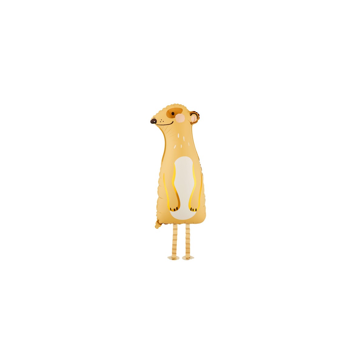 Standing foil balloon Meerkat, 28x70 cm, mix Standing foil balloon Meerkat, 28x70 cm, mix
