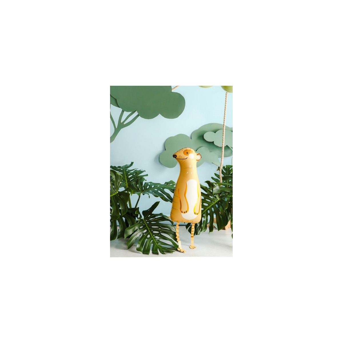 Standing foil balloon Meerkat, 28x70 cm, mix Standing foil balloon Meerkat, 28x70 cm, mix