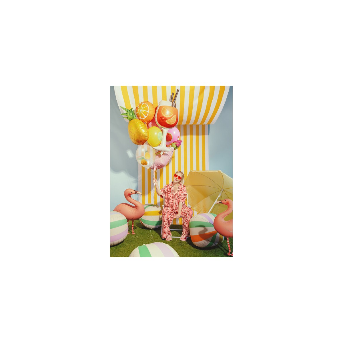 Foil balloon Drink, 34x100 cm, mix Foil balloon Drink, 34x100 cm, mix