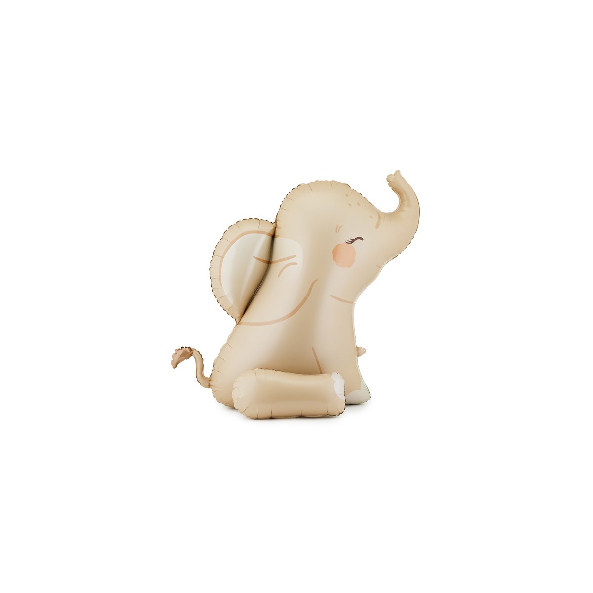 Foil balloon Elephant, 84x90 cm, beige Foil balloon Elephant, 84x90 cm, beige