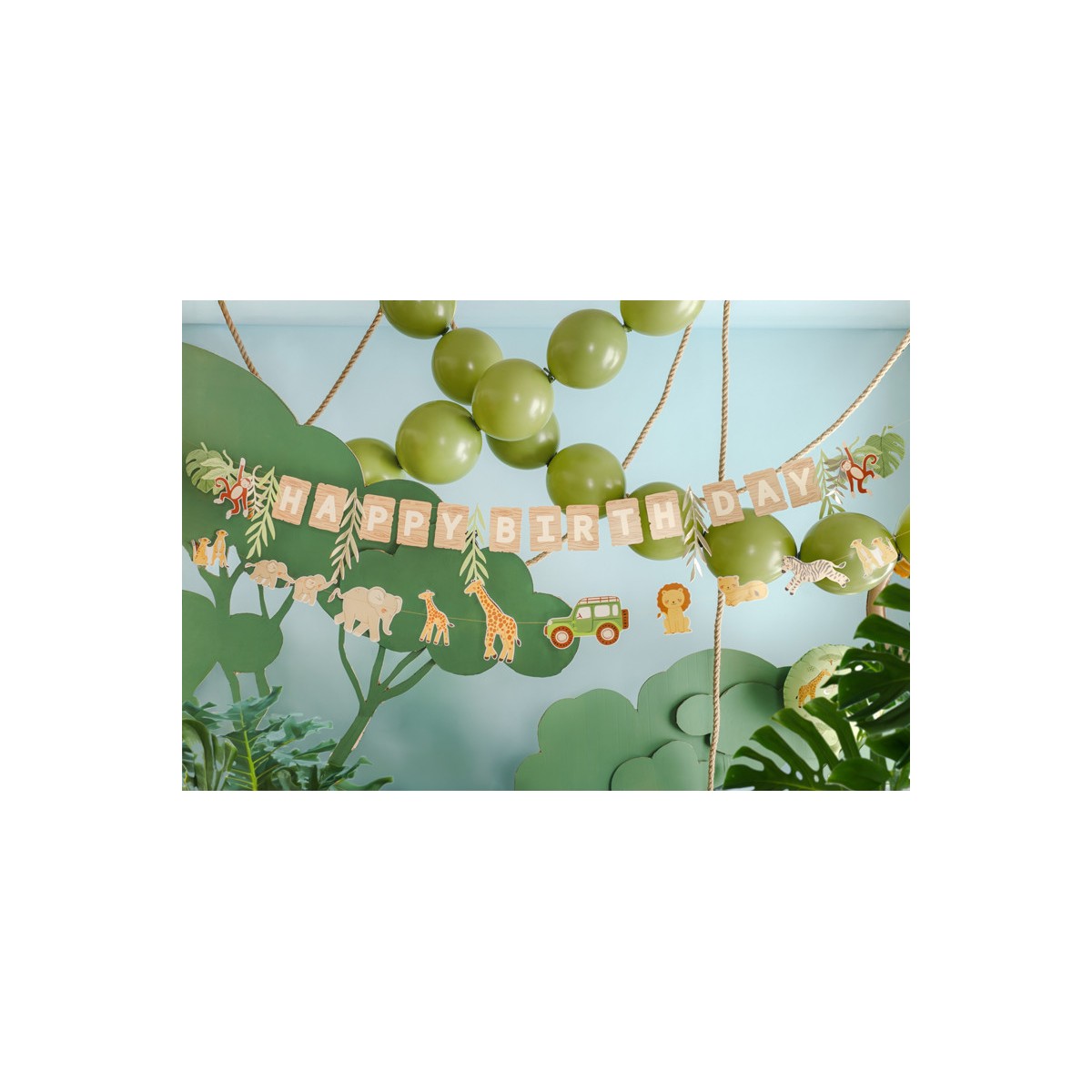 Banner Happy Birthday Safari, 180 cm, mix Banner Happy Birthday Safari, 180 cm, mix