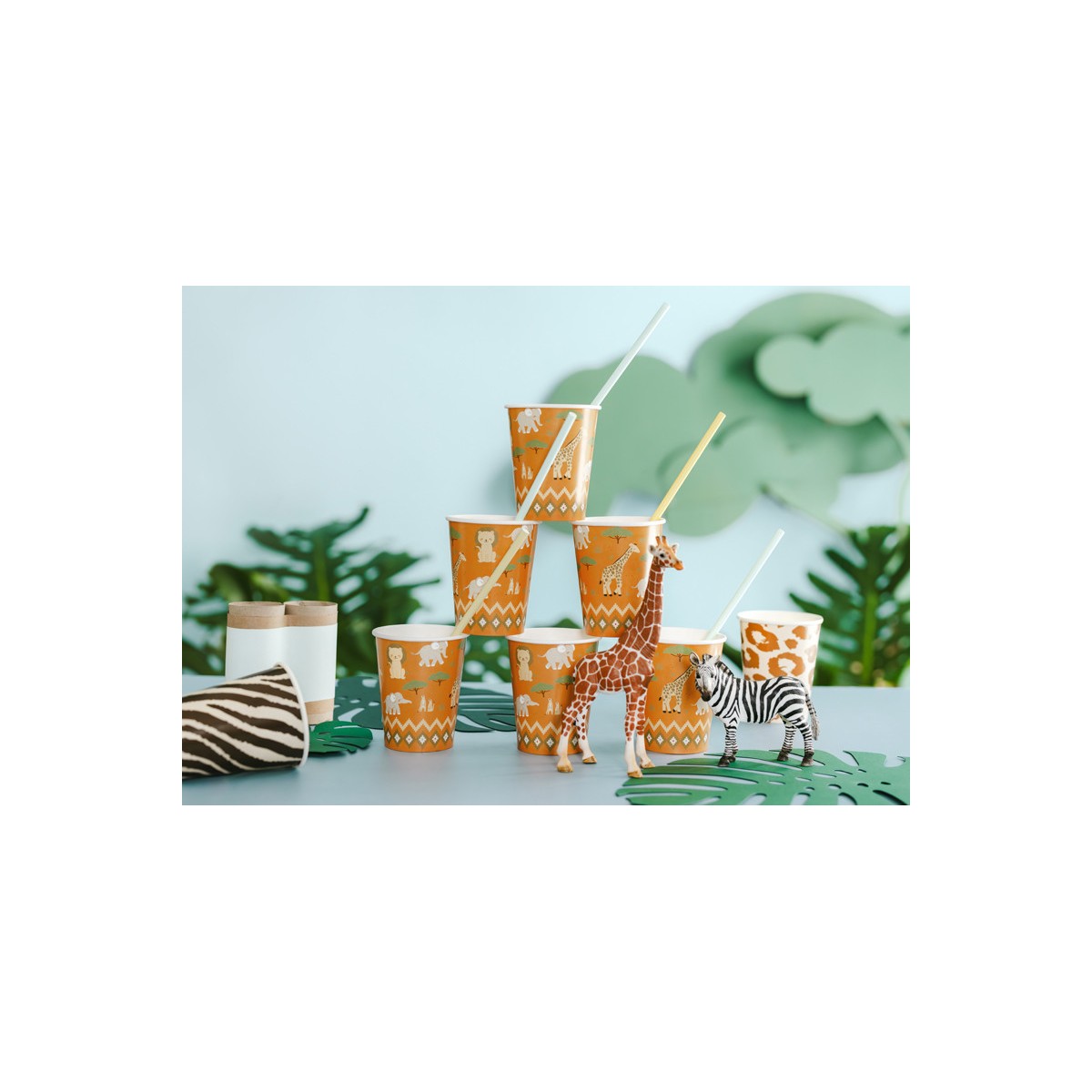 Cups Safari, 220 ml, mix (1 pkt / 6 pc.) Cups Safari, 220 ml, mix (1 pkt / 6 pc.)