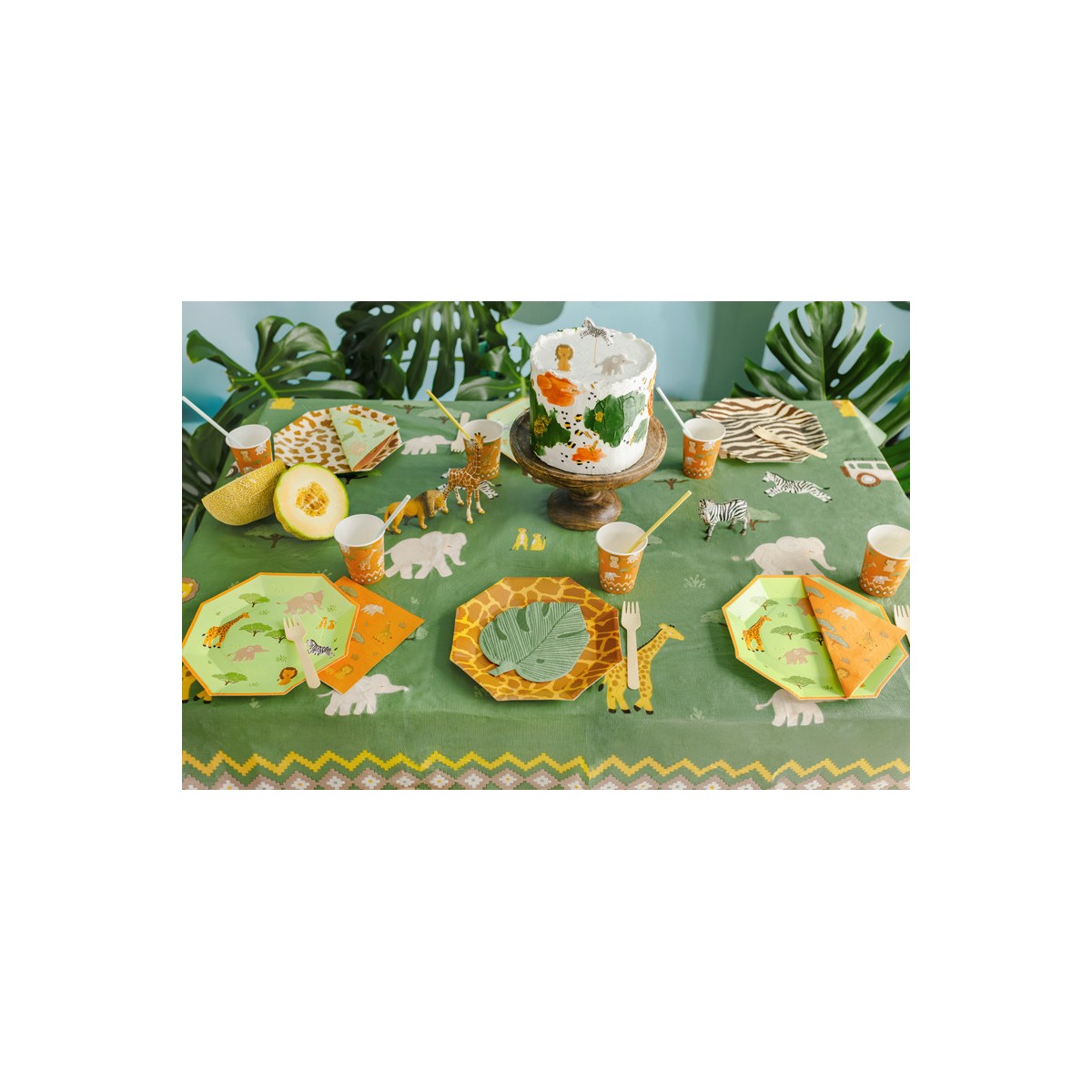 Tablecloth Safari, 180x120 cm, mix Tablecloth Safari, 180x120 cm, mix