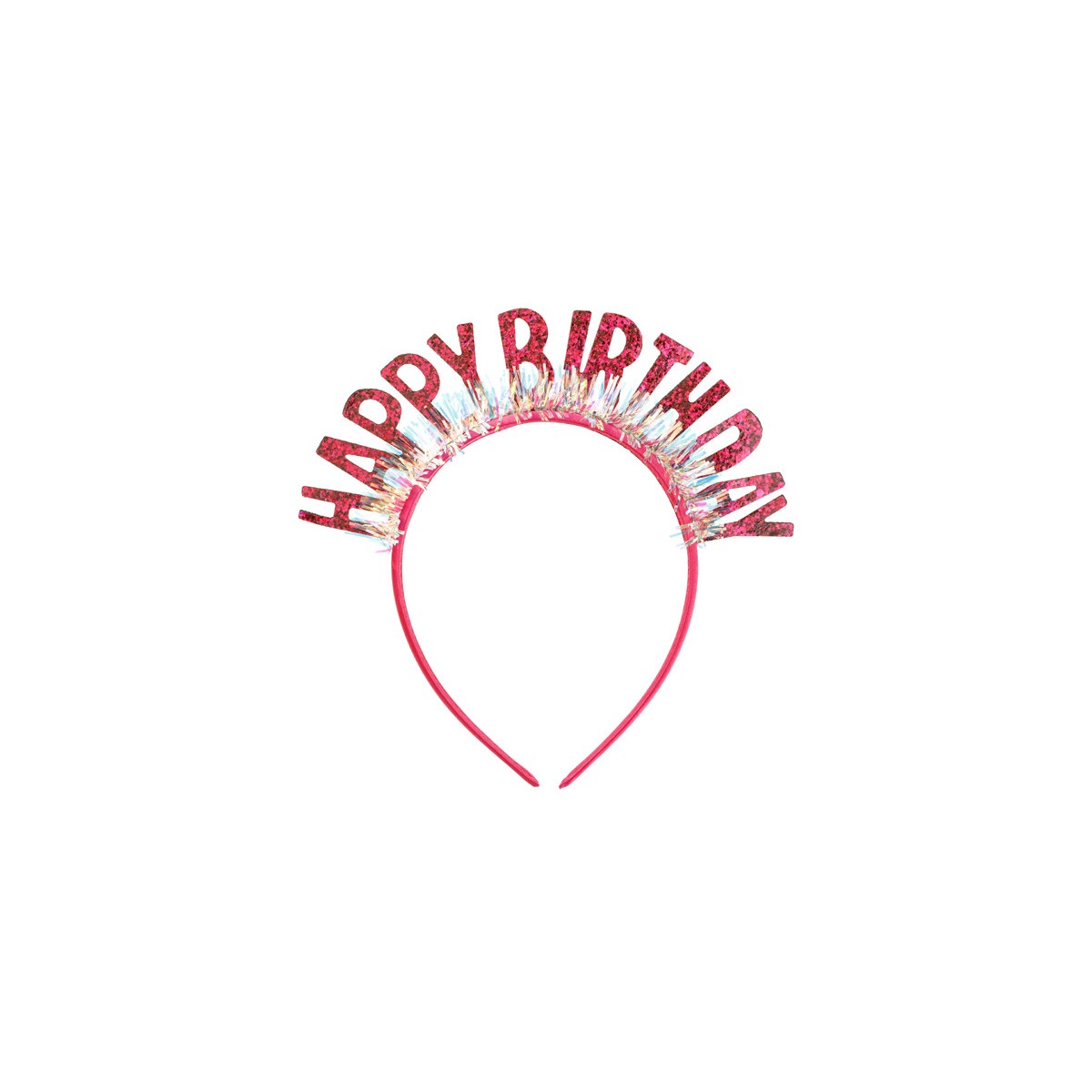 Headband Happy Birthday, 18x18 cm, pink Headband Happy Birthday, 18x18 cm, pink